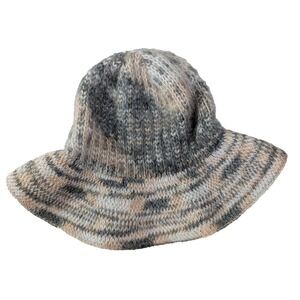 Vintage Zwicker Crochet Knitted Lattice Bucket Hat Classic Retro Womens One Size